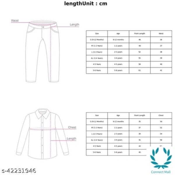 Hopscotch Boys Cotton and Spandex Solid Long Sleeves Jacket with Shirt and Pant  - 18-24 Months, cotton, Multipack:1